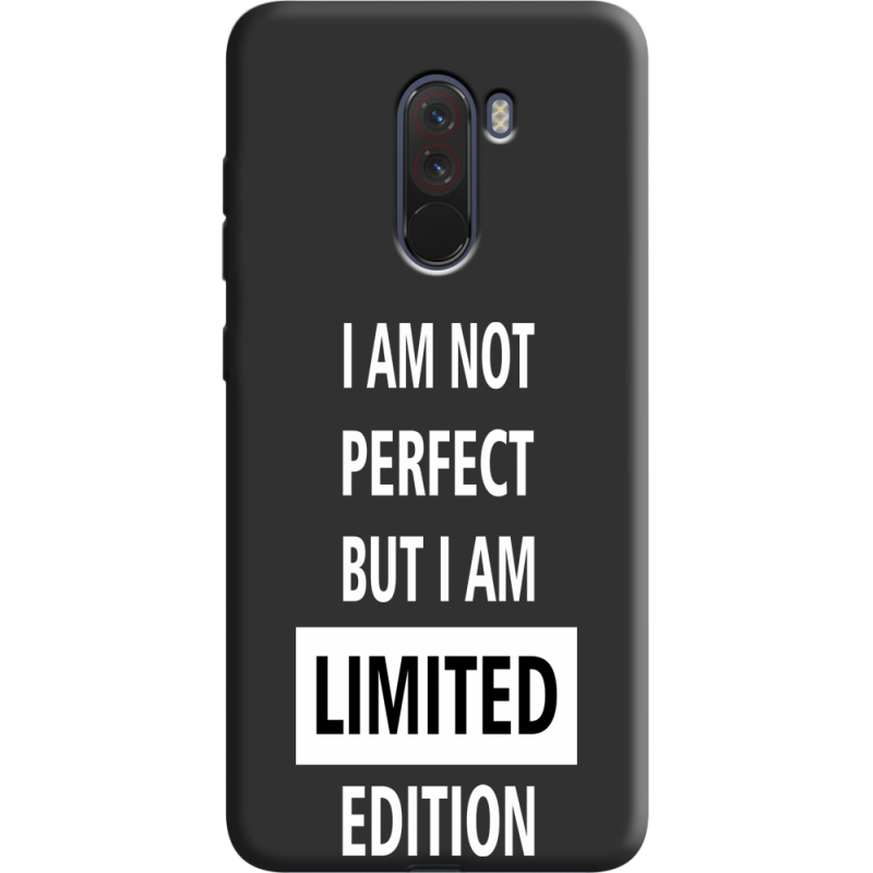 Черный чехол Uprint Xiaomi Pocophone F1 Limited Edition