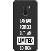 Черный чехол Uprint Xiaomi Pocophone F1 Limited Edition