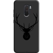 Черный чехол Uprint Xiaomi Pocophone F1 Deer
