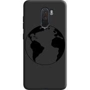 Черный чехол Uprint Xiaomi Pocophone F1 Earth