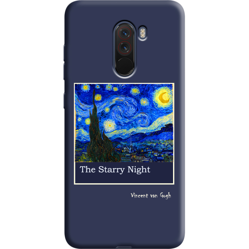 Синий чехол Uprint Xiaomi Pocophone F1 The Starry Night