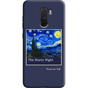 Синий чехол Uprint Xiaomi Pocophone F1 The Starry Night