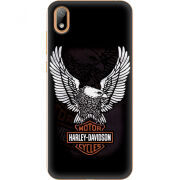 Чехол U-print Huawei Y5 2019 Harley Davidson and eagle