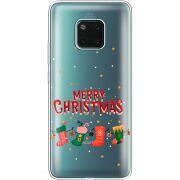 Прозрачный чехол Uprint Huawei Mate 20 Pro Merry Christmas