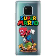 Прозрачный чехол Uprint Huawei Mate 20 Pro Super Mario