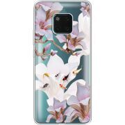 Прозрачный чехол Uprint Huawei Mate 20 Pro Chinese Magnolia