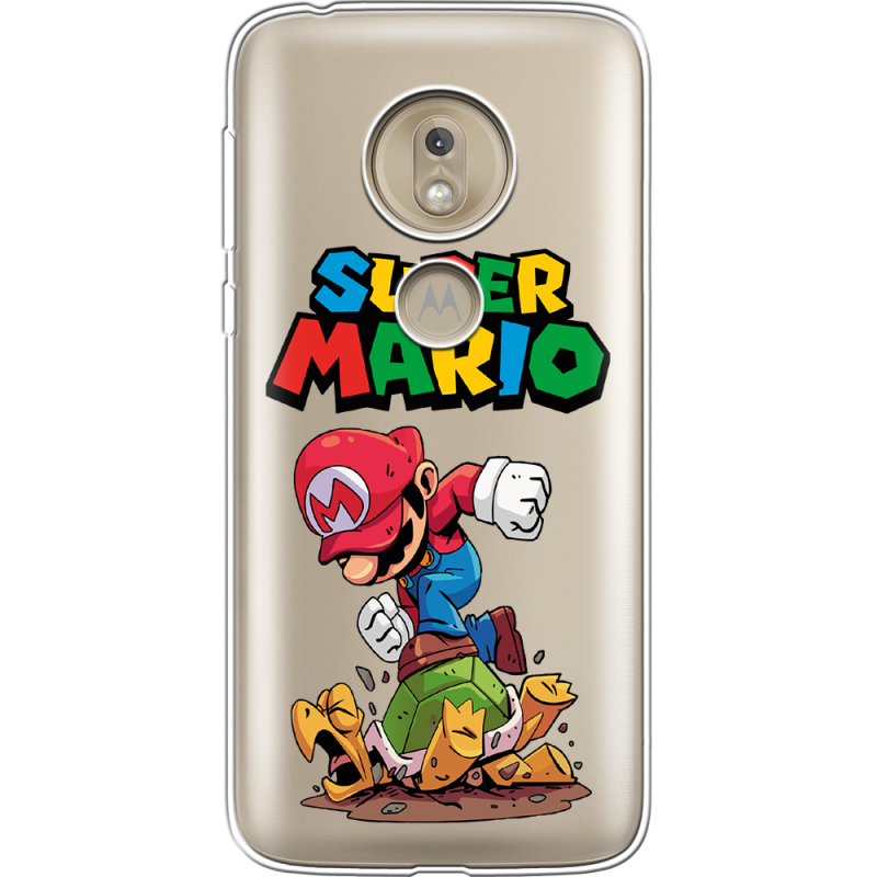 Прозрачный чехол Uprint Motorola Moto G7 Play XT1952 Super Mario