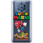 Прозрачный чехол Uprint Nokia 9 Super Mario