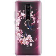 Чехол со стразами Xiaomi Mi 9T / Mi 9T Pro Swallows and Bloom