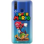 Прозрачный чехол Uprint Vivo Y15 Super Mario