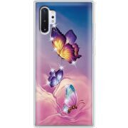 Чехол со стразами Samsung N975 Galaxy Note 10 Plus Butterflies
