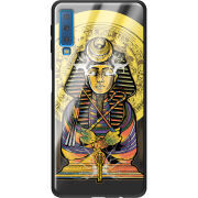 Защитный чехол BoxFace Glossy Panel Samsung Galaxy A7 2018 Gold Pharaoh