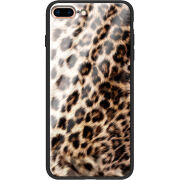 Защитный чехол BoxFace Glossy Panel Apple iPhone 7 / 8 Plus Leopard Fur