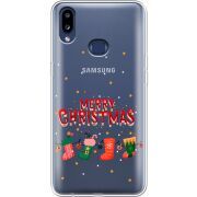 Прозрачный чехол Uprint Samsung A107 Galaxy A10s Merry Christmas