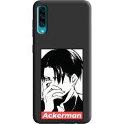 Черный чехол Uprint Samsung A307 Galaxy A30s Attack On Titan - Ackerman