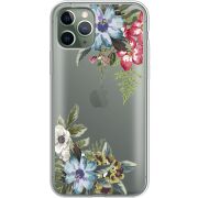 Прозрачный чехол Uprint Apple iPhone 11 Pro Floral