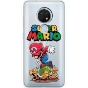 Прозрачный чехол Uprint Nokia 7.2 Super Mario