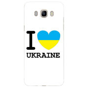 Чехол Uprint Samsung J510 Galaxy J5 2016 I love Ukraine