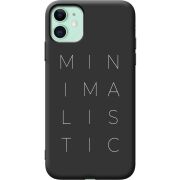Черный чехол Uprint Apple iPhone 11 Minimalistic