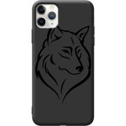 Черный чехол Uprint Apple iPhone 11 Pro Max Wolf