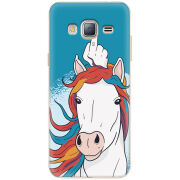 Чехол Uprint Samsung J320 Galaxy J3 2016 Fuck Unicorn