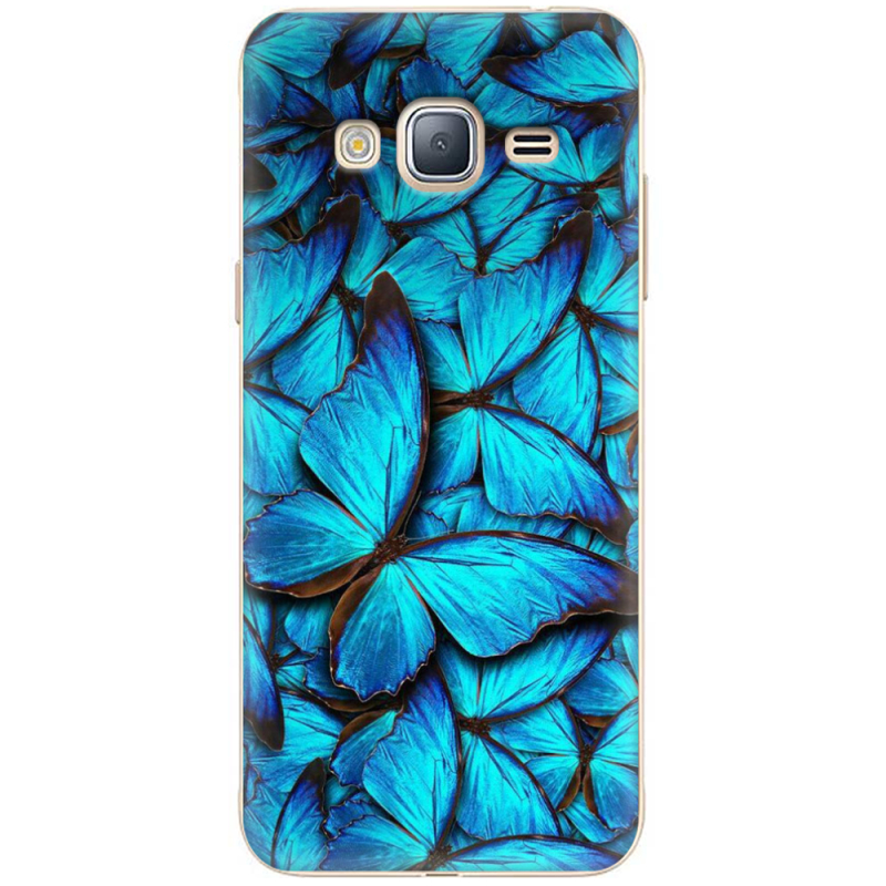 Чехол Uprint Samsung J320 Galaxy J3 2016 лазурные бабочки