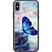 Чехол Prizma Uprint Apple iPhone XS Blue Butterfly