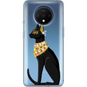 Чехол со стразами OnePlus 7T Egipet Cat