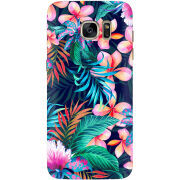Чехол Uprint Samsung G935 Galaxy S7 Edge flowers in the tropics