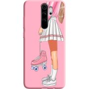 Розовый чехол Uprint Xiaomi Redmi Note 8 Pro Roller Girl