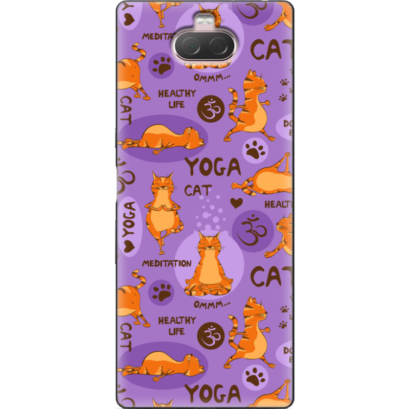 Чехол Uprint Sony Xperia 10 I4113 Yoga Cat