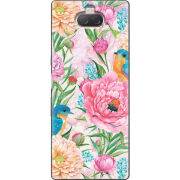 Чехол Uprint Sony Xperia 10 I4113 Birds in Flowers