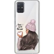Прозрачный чехол BoxFace Samsung A515 Galaxy A51 love is in the air