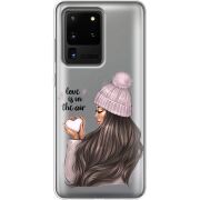 Прозрачный чехол BoxFace Samsung G988 Galaxy S20 Ultra love is in the air