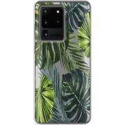 Прозрачный чехол BoxFace Samsung G988 Galaxy S20 Ultra Palm Tree