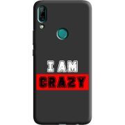 Черный чехол BoxFace Huawei P Smart Z I'm Crazy