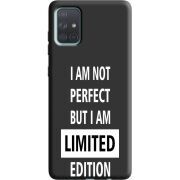 Черный чехол BoxFace Samsung A715 Galaxy A71 Limited Edition