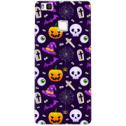 Чехол Uprint Huawei P9 lite Halloween Purple Mood
