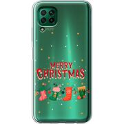 Прозрачный чехол BoxFace Huawei P40 Lite Merry Christmas