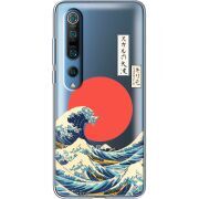 Прозрачный чехол BoxFace Xiaomi Mi 10 Pro Большая волна в Канагаве