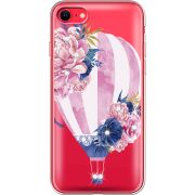 Чехол со стразами Apple iPhone SE (2020) Pink Air Baloon