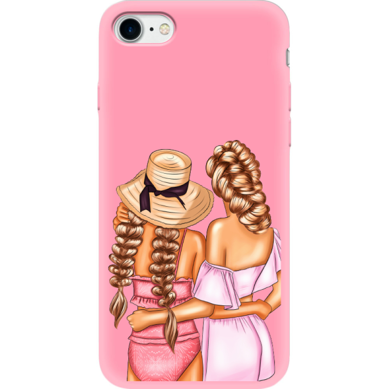 Розовый чехол BoxFace Apple iPhone SE (2020) Girlfriends
