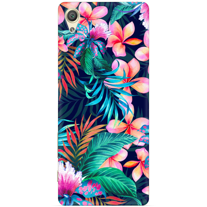 Чехол Uprint Sony Xperia XA F3112 flowers in the tropics