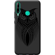 Черный чехол BoxFace Huawei P40 Lite E Owl