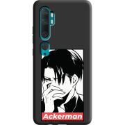 Черный чехол BoxFace Xiaomi Mi Note 10 / Mi Note 10 Pro Attack On Titan - Ackerman