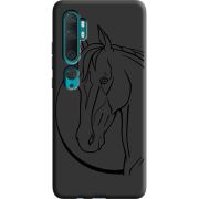 Черный чехол BoxFace Xiaomi Mi Note 10 / Mi Note 10 Pro Horse