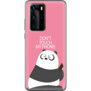 Чехол BoxFace Huawei P40 Pro Dont Touch My Phone Panda
