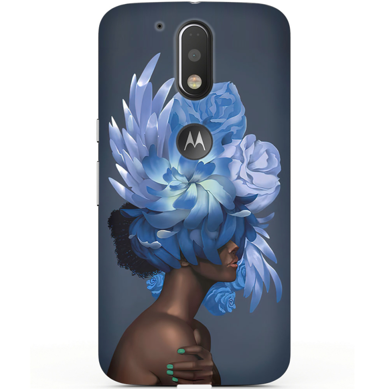 Чехол Uprint Motorola Moto G4 XT1622 Exquisite Blue Flowers