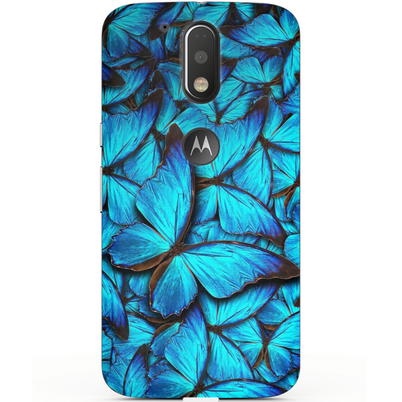 Чехол Uprint Motorola Moto G4 XT1622 лазурные бабочки