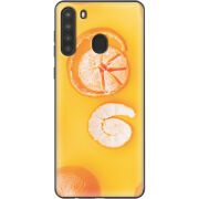 Чехол BoxFace Samsung Galaxy A21 (A215) Yellow Mandarins